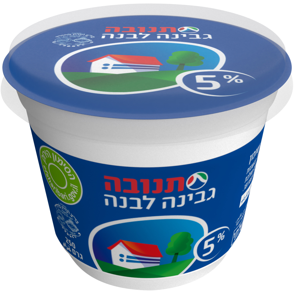 ג.לבנה 5% מהדרין 250ג תנובה