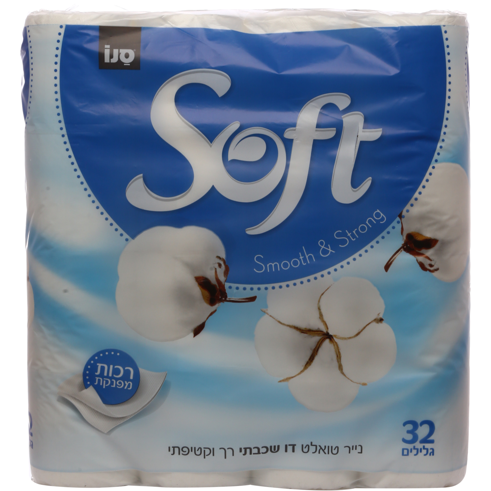 נייר טואלט סופט 32 גלילים