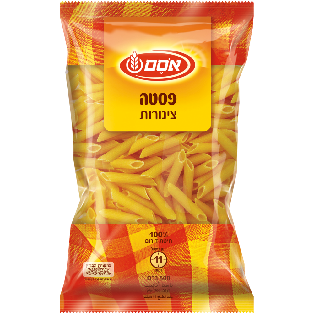 פסטה צינורות 500ג -אסם